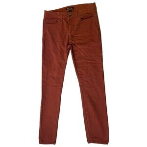 d.jeans Women’s Size 4 Rust Orange Skinny Jeans Stretch Mid Rise Ankle 25x30